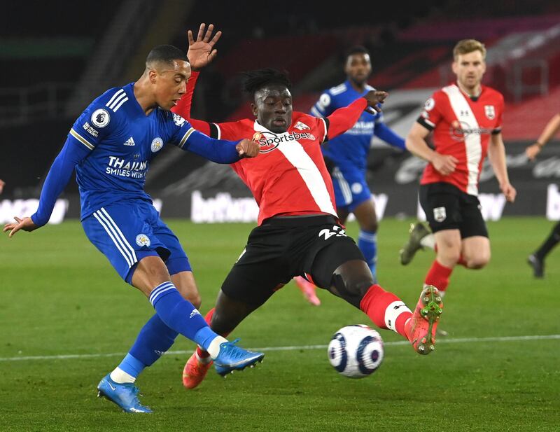 Youri Tielemans - 6, Wasn’t quite as creative as he has been in recent times, but the Belgian hit a shot that was awkward for McCarthy to deal with. AP