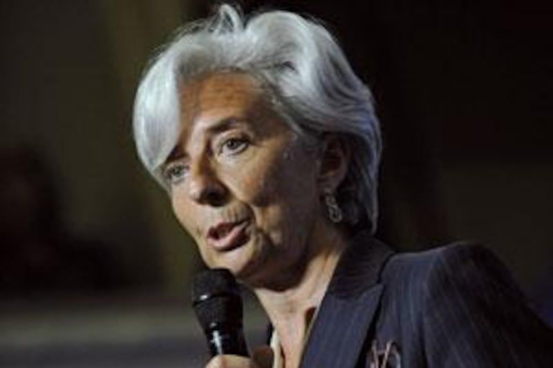 Christine Lagarde, the minister of economy, industry and employment of France, is accompanying Nikolas Sarkozy on his visit to the UAE.