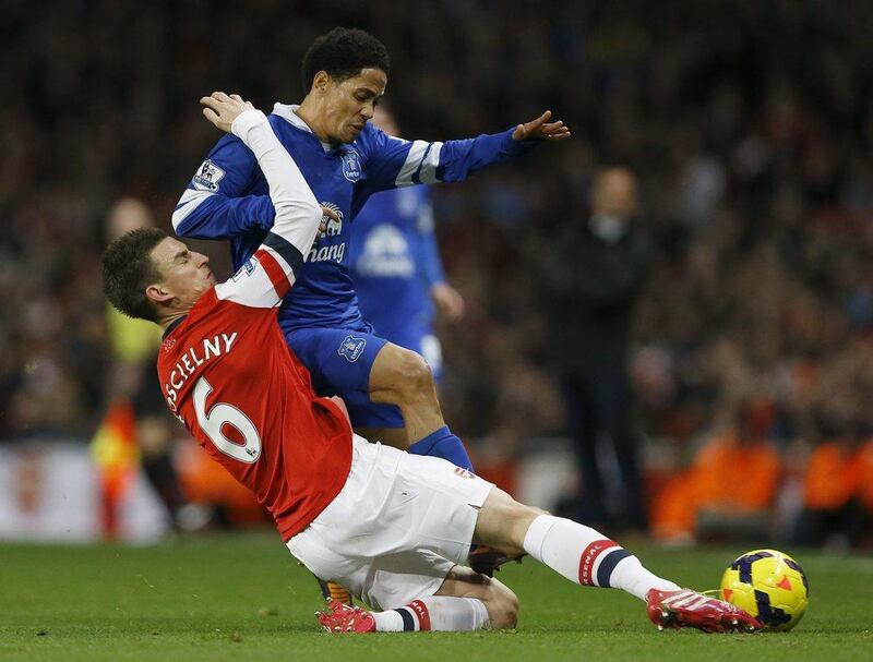 Centre-back: Laurent Koscielny, Arsenal. The Premier League leaders now have a terrific central-defensive partnership and the defender excelled against Everton. Kirsty Wigglesworth / AP