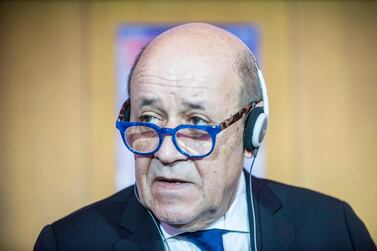 French Foreign Minister Jean-Yves Le Drian. AFP