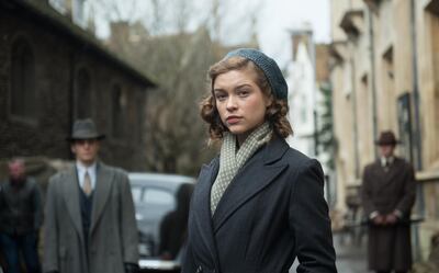 Sophie Cookson plays a young Joan.