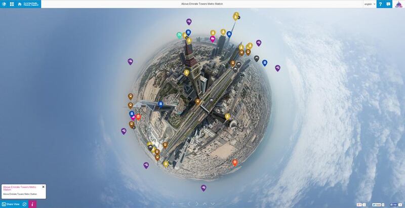 A total of 500,000 individual photographs were needed to create the still and time-lapse panoramas. Courtesy Dubai360

