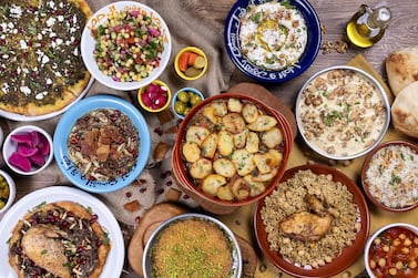 Palestinian food at Azkadenya