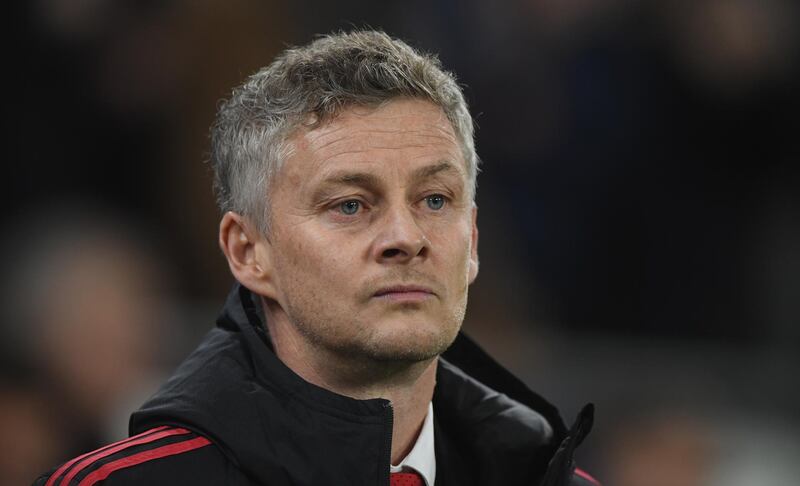 It was not all smiles for Solskjaer. Getty Images