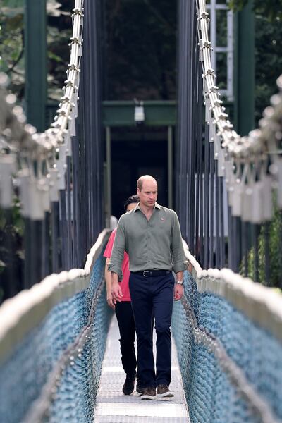Prince William in Singapore. PA
