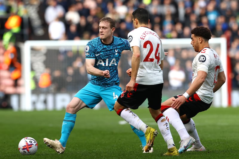 Oliver Skipp - 6 Made a last-ditch tackle to stop Armstrong from running through on goal in the 56th minute. Impressed with his passing until he was replaced late in the game. Getty