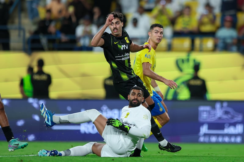 Cristiano Ronaldo had two earlier goals disallowed before bagging a brace in Al Nassr's 4-2 win over Al Ittihad. Reuters