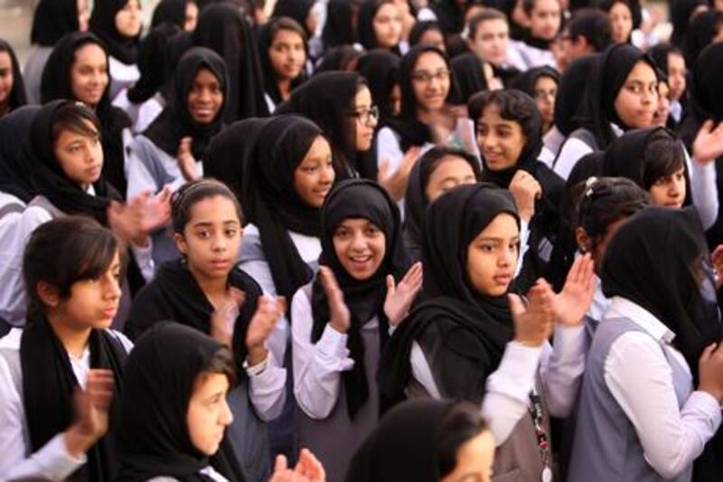 Private schools in Abu Dhabi are set for an influx of students and more are needed to cope. Pawan Singh / The National