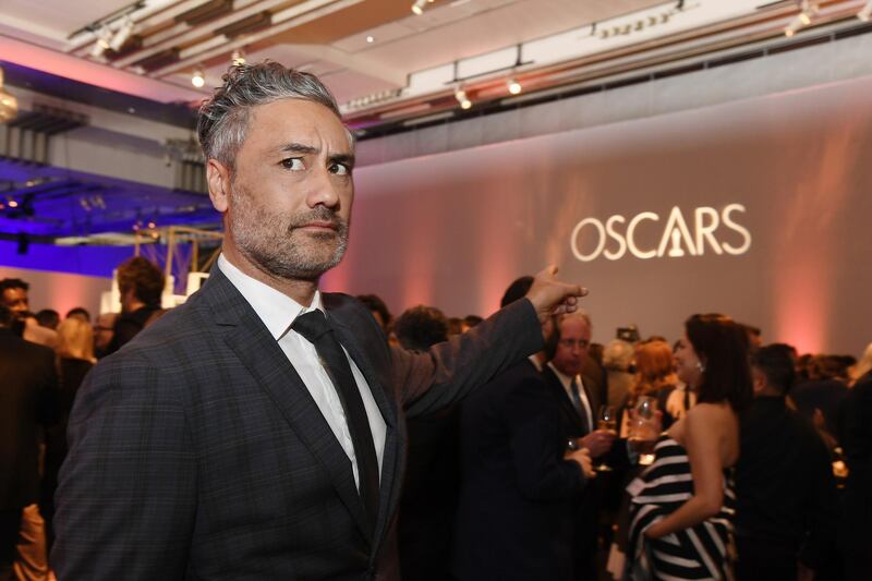 Taika Waititi attends the luncheon. AFP