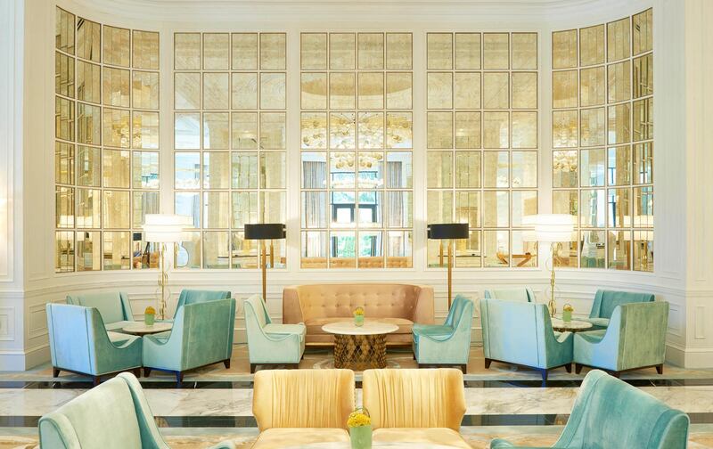 Fairmont Amman - Crystal Lobby Lounge. Courtesy Fairmont Amman