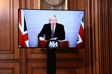Prime Minister Boris Johnson announces lockdown will end on December 2. Getty Images