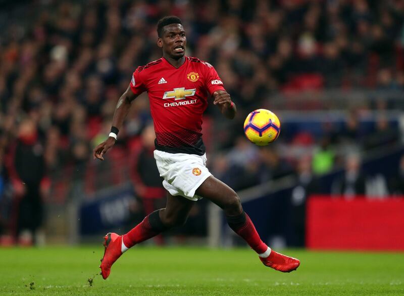 Centre midfield: Paul Pogba (Manchester United) – Showed his renaissance under Ole Gunnar Solskjaer with a wonderful cross-field pass for Marcus Rashford’s goal against Tottenham. Getty Images