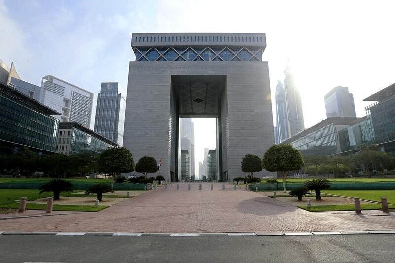 The Gate in DIFC. Only one Abraaj unit is registered there. Sarah Dea / The National