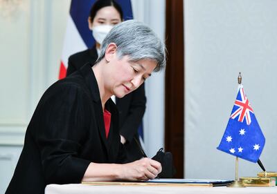 Australian Foreign Minister Penny Wong has broken ground more than once. EPA
