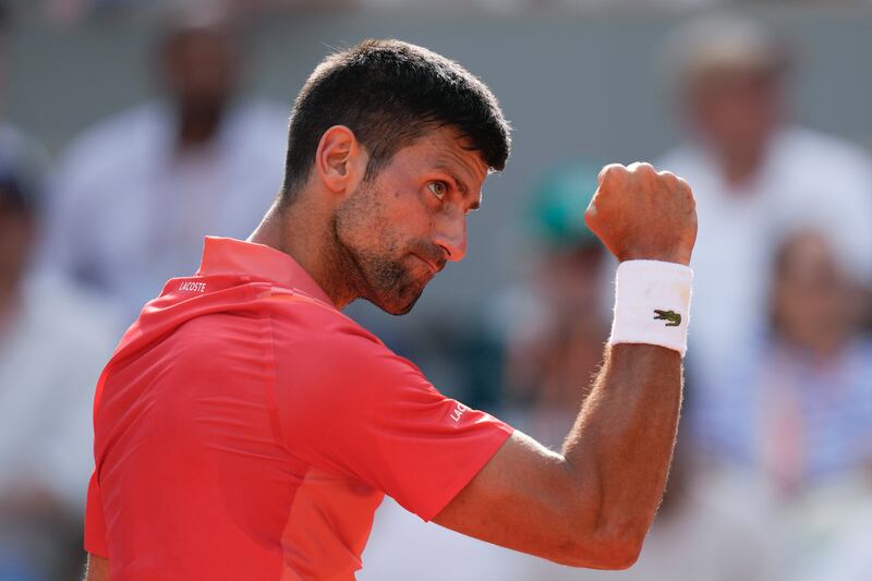 Serbia's Novak Djokovic defeated Spain's Carlos Alcaraz in their French Open semi-final. AP