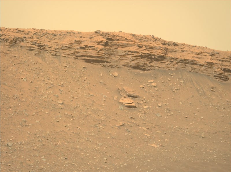 The rover will spend several Earth months searching for signs of ancient life.