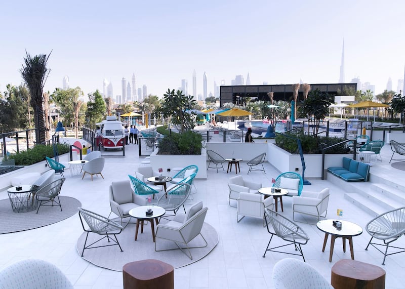 DUBAI, UNITED ARAB EMIRATES. 16 DECEMBER 2020. 
Rove La Mer terrace. 
(Photo: Reem Mohammed/The National)

Reporter:
Section:
