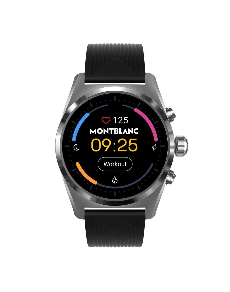 Summit 2 Titanium Sport smartwatch, Dh4,296, Montblanc