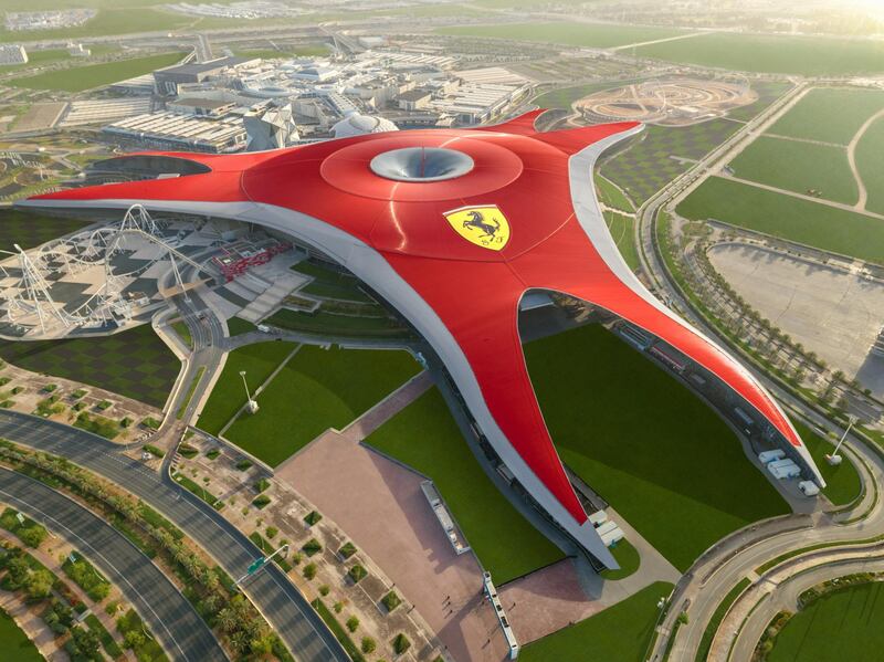Ferrari World Abu Dhabi is 10 years old.