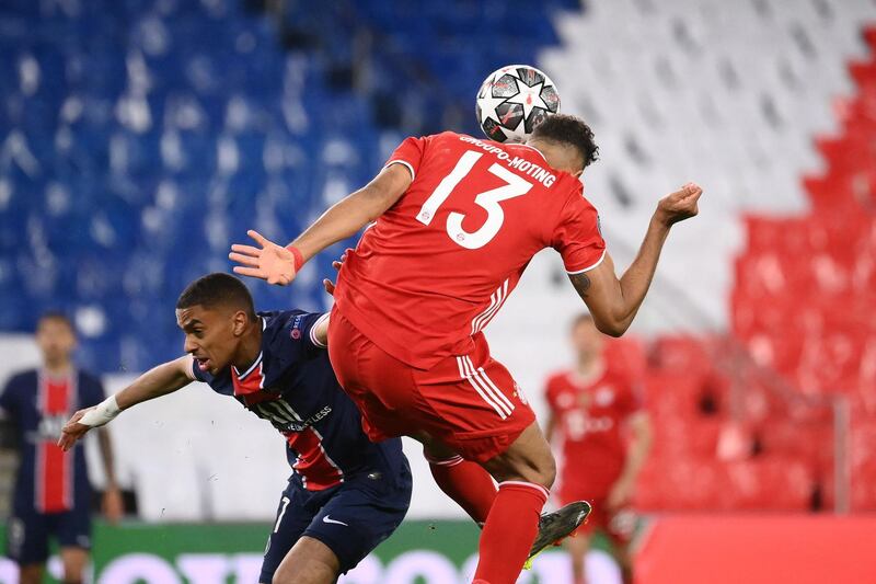 Colin Dagba - 7, Often looked stretched by Kingsley Coman, but did everything he could to stick with him. Was booked for a foul on the Frenchman. AFP