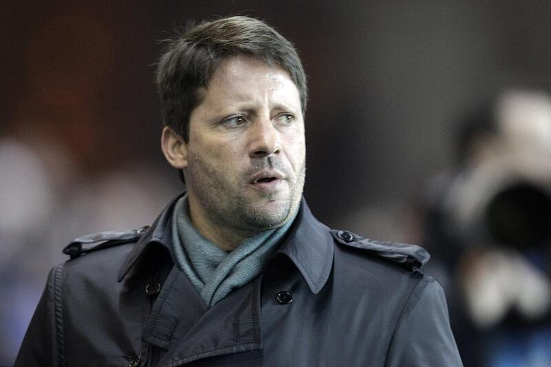 Paulo Sergio, the former Sporting manager, shown here during a Uefa Europa League round of 32 first leg match against Rangers in 2011, is the new manager at Dibba. AFP PHOTO/GRAHAM STUART