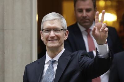 Apple’s chief executive Tim Cook cited supply constraints as the company’s biggest challenge. Photo: AP 