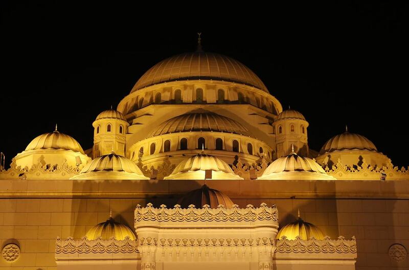 Al Noor Mosque in Sharjah. Pawan Singh / The National