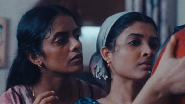 Kani Kusruti, left, and Divya Prabha in All We Imagine as Light, which will be the first film in 30 years to compete for the Cannes Film Festival's Palme d'Or. Photo: Film Fund Luxembourg