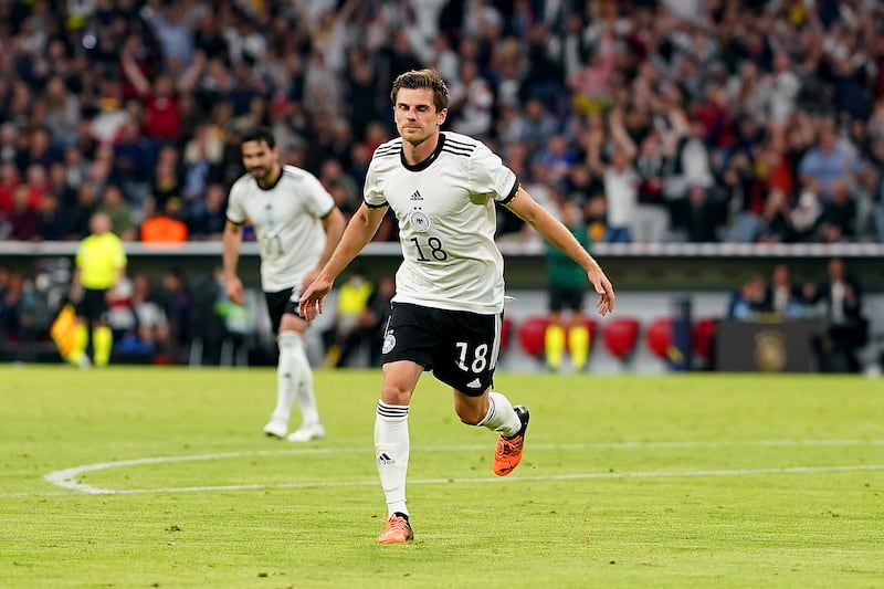 Jonas Hofmann 8 - The midfielder received a pass from Kimmich a couple of yards inside the England penalty area, controlled and swivelled all in one movement before smashing the ball past Pickford. Caused England’s defenders problems all night with his well timed forward runs from midfield. Getty Images