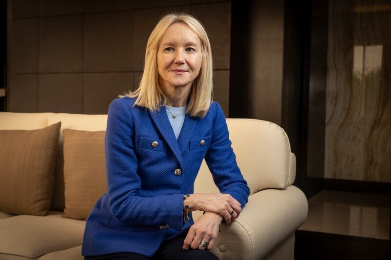 Clare Woodman, Morgan Stanley's head of Europe, Middle East and Africa, and chief executive of Morgan Stanley Internatıonal, spoke to The National. Antonie Robertson / The National