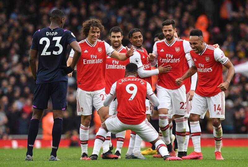 LOW: Arsenal's revolution under Mikel Arteta gathered pace with a 1-0 win over West Ham, but VAR took far too long than it needed to award Alexandre Lacazette's winner 12 minutes from time. It was the latest example of teething problems for video technology. EPA