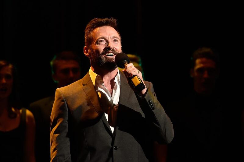Hugh Jackman performs during the launch of the Jackman Furness Foundation for the Performing Arts (JFFPA) at the Western Australian Academy of Performing Arts on 17 May, 2014 in Perth, Australia. Photo by Stefan Gosatti / Getty Images