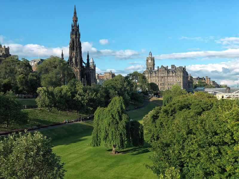 Edinburgh’s palatial skyline icon The Balmoral offers class in abundance. Courtesy Balmoral