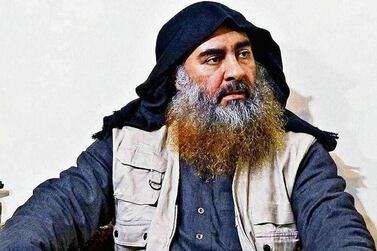 An undated handout photo made available by the US Department of Defense (DOD) shows Abu Bakr Al Baghdadi, who was the Iraqi-born leader of ISIS. EPA