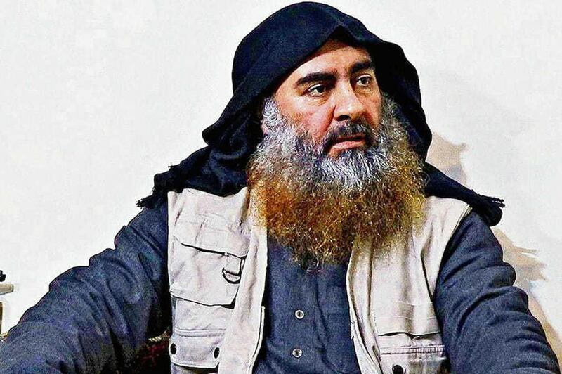 epa07971238 An undated handout photo made available by the US Department of Defense (DOD) shows Abu Bakr Al-Baghdadi, who was the Iraqi-born leader of the so-called Islamic State in Iraq and Syria (ISIS) terrorist organization (issued 04 November 2019). According to a statement by US President Donald J. Trump, Abu Bakr Al-Baghdadi killed himself and two children by detonating a suicide vest on 27 October 2019 during a raid conducted by US forces in Syria's northwestern Idlib Province. ISIS media on 31 October 2019 confirmed the death of Baghdadi, and named Abu Ibrahim al-Hashimi al-Qurayshi as his replacement.  EPA/US DEPARTMENT OF DEFENSE HANDOUT  HANDOUT EDITORIAL USE ONLY/NO SALES