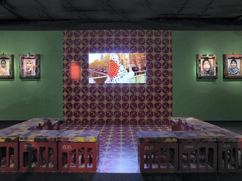 Hassan Hajjaj has kept himself busy during the pandemic by working on new art, a film and developing a new tea brand. Courtesy Fotografiska New York