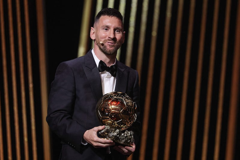 The Ballon d'Or recognises the best footballer of the year and is voted for by 100 journalists from around the world. AFP