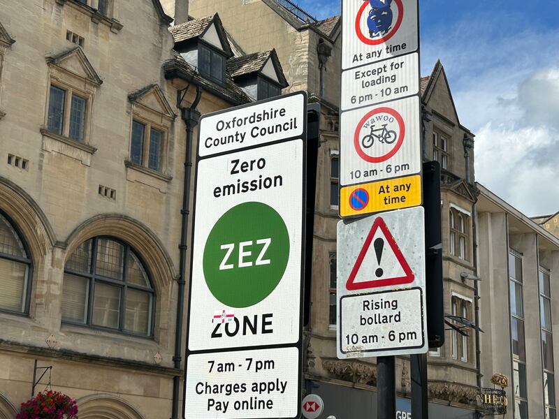 Oxfordshire County Council plans to expand its zero-emission zone, to the annoyance of many residents and business owners. Matthew Davies / The National