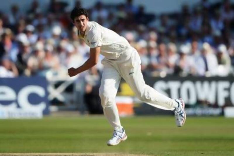 While Ashton Agar starred with the bat, Mitchell Starc saved his heroics for Australia with his bowling.