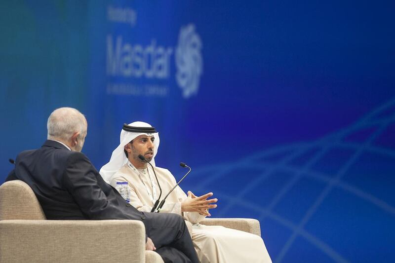 UAE Minister of Energy Suhail Al Mazrouei. Mona Al Marzooqi / The National