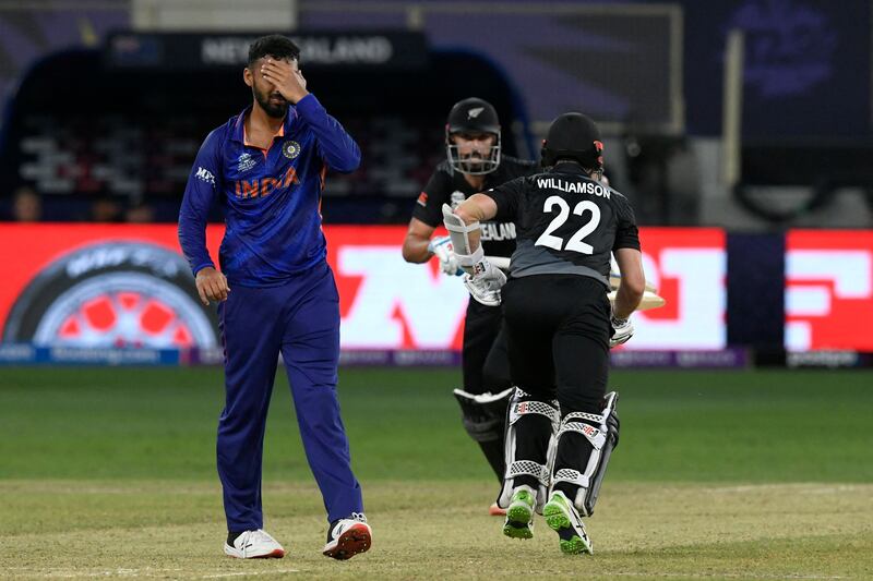 New Zealand crushed India at the T20 World Cup on Sunday. AFP