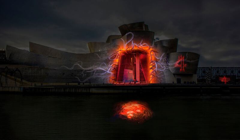 Guggenheim Museum Bilbao in Pais Vasco, Spain.