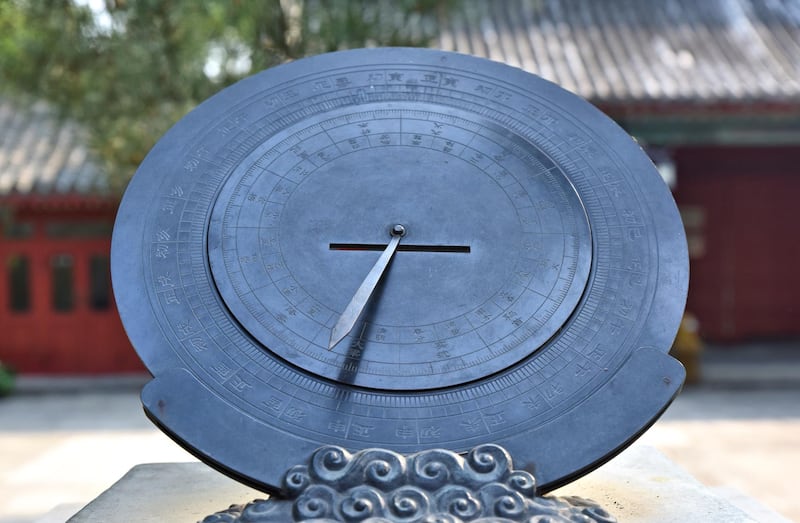 Dating back almost 600 years, Beijing's Ancient Observatory is laden with old astronomical instruments. Courtesy Ronan O'Connell