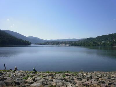 Pancherevo Lake is just 13km from Sofia and offers a place to bathe in Bulgaria's famed mineral waters. Courtesy Wikimedia Commons