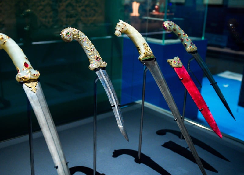 Ceremonial daggers from 19th century India