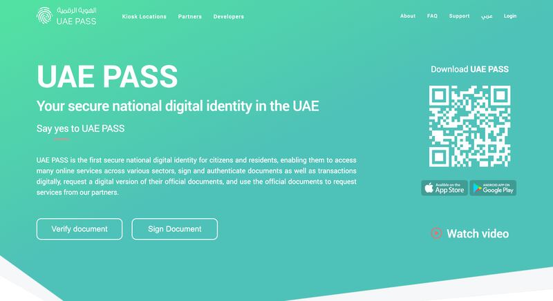 UAE Pass holds your digital national identity.