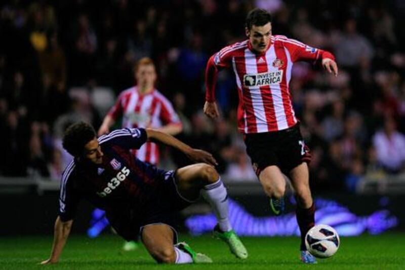 Adam Johnson and Sunderland will be relieved after the draw against Stoke City. Stu Forster / Getty Images