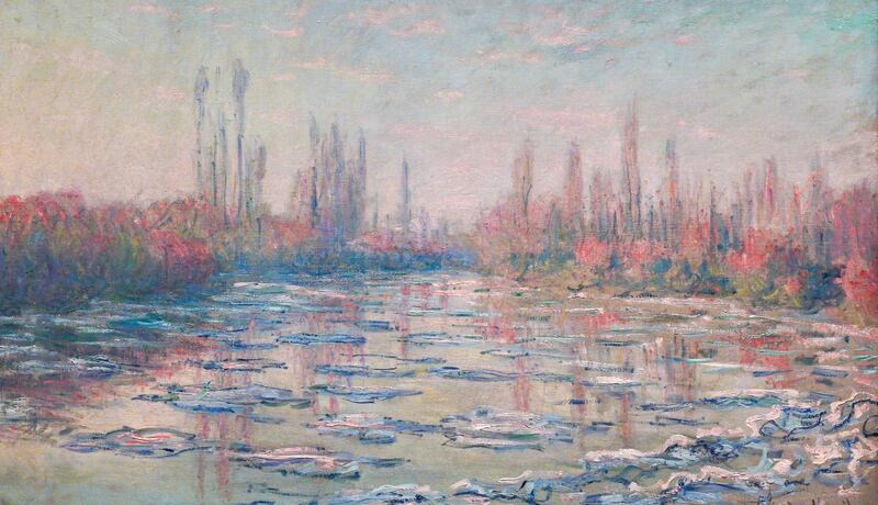 'The Ice Floes' (1880), oil on canvas by Claude Monet. Victor Besa / The National