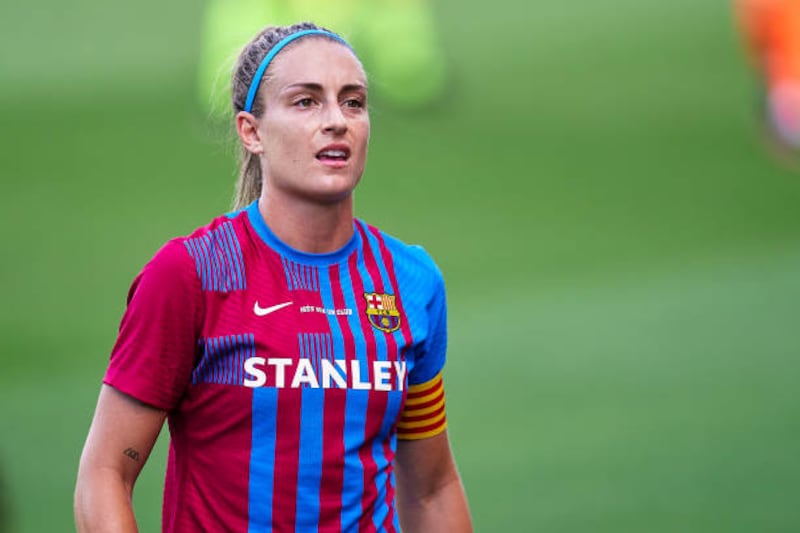 Alexia Putellas of Barcelona won the Uefa women's player of the year and midfielder of the year awards. Getty
