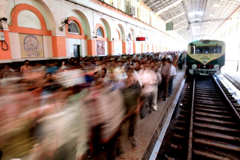 Among the 72 new Indian Railways trains that are being introduced, 17 are premium trains, 38 express trains and 10 passenger trains. Punit Paranjpe / AFP